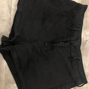 KENDALL & KYLIE black denim shorts